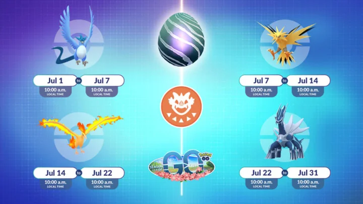 All Pokemon GO July 2022 Raid Hours