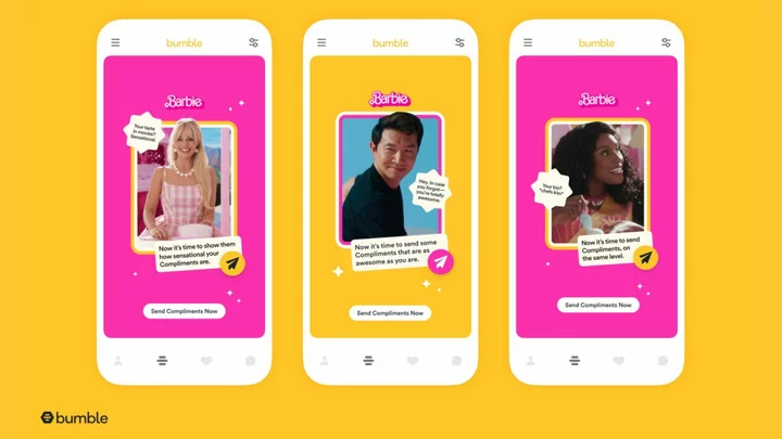 Barbie and Bumble's new feature showers people with compliments