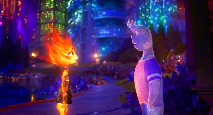 A fiery immigration narrative and a rom-com collide in Pixar's 'Elemental'