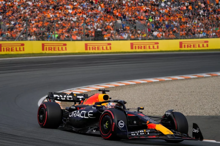 Max Verstappen delights home crowd with pole position for Dutch Grand Prix