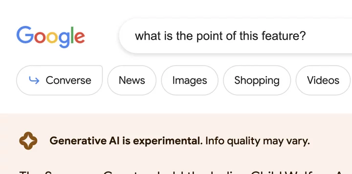 Google's AI search hands-on: It's still not clear why this exists