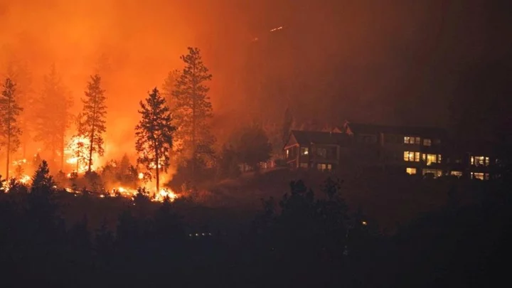 Canada wildfires: At least 30,000 households told to evacuate as fires approach