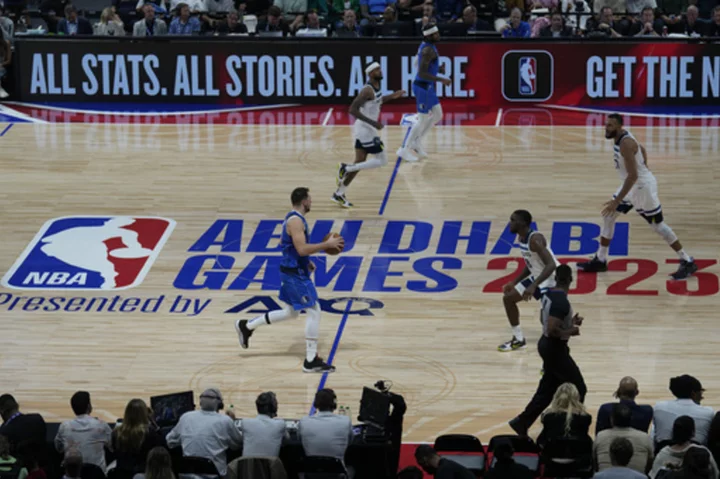 Minnesota tops Dallas, sweeps 2-game NBA preseason set in Abu Dhabi