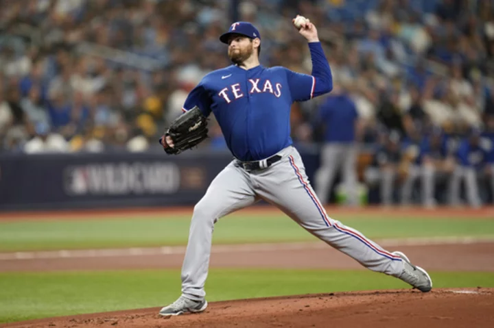 Montgomery sparkles, Rangers beat sloppy Rays 4-0 in AL Wild Card Series opener