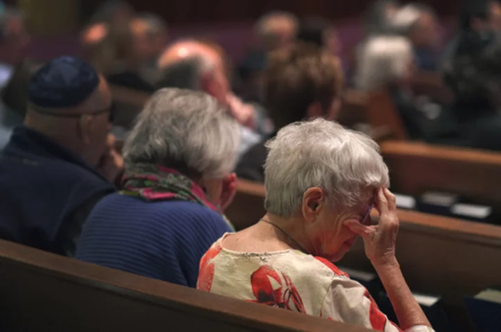 Far from Israel, Jews grieve and pray for peace in first Shabbat services since Hamas attack