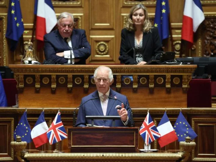 King Charles makes historic speech at French senate as he hails 'indispensable' UK-France relationship