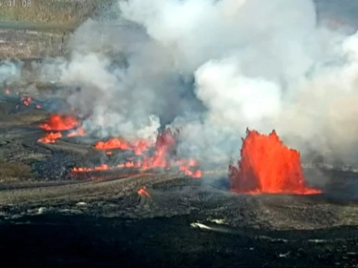 Hawaii's Kilauea volcano is erupting again after months of quiet