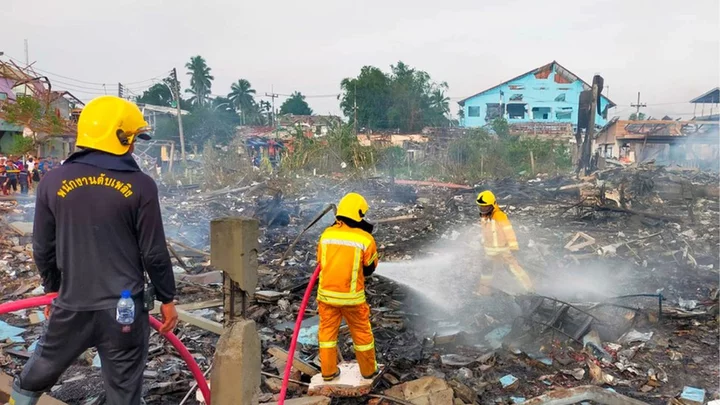 Nine killed in Thailand fireworks warehouse explosion