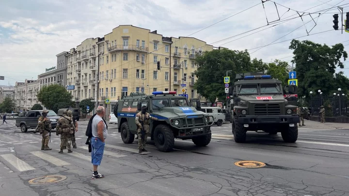 Wagner chief Yevgeny Prigozhin claims control of major Russian city Rostov-on-Don