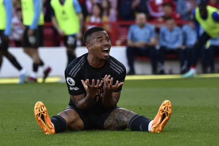 Man City wins English Premier League after Arsenal caps end-of-season collapse with loss at Forest