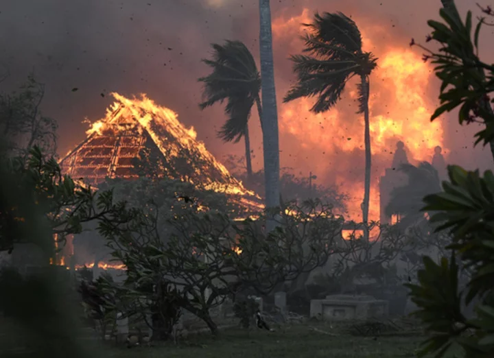 A woman who fled the Maui wildfire on foot has died after weeks in a hospital burn unit