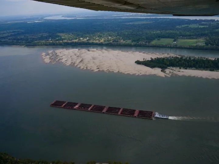 The Mississippi River has dropped to a historic low for the second consecutive year