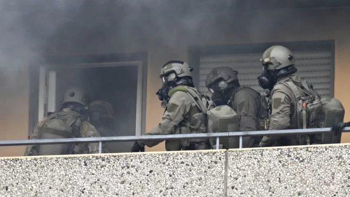 Germany explosion: Police and firefighters hurt in blast at high-rise block