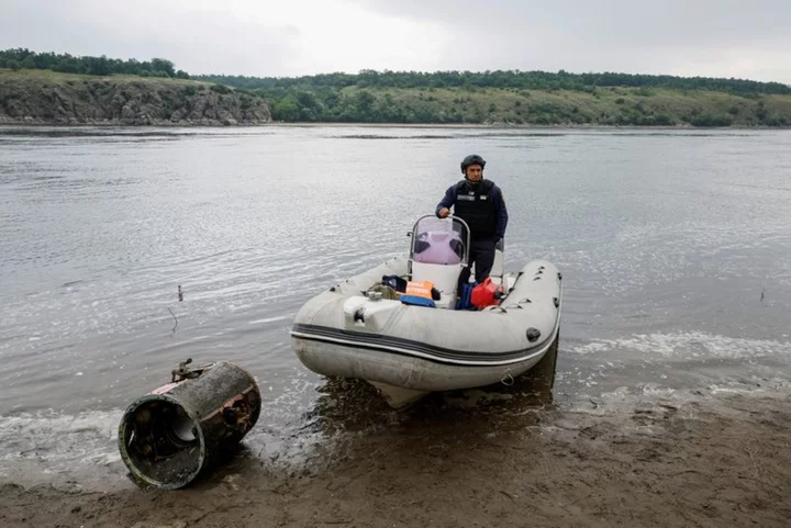 Draining of Ukraine's Kakhovka reservoir offers a reminder of past and present wars