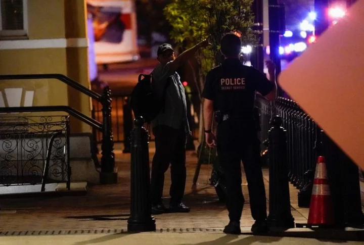 Driver detained after truck crashes into barriers near White House