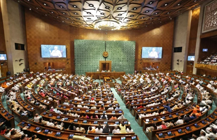 Modi inaugurates grand new Indian parliament