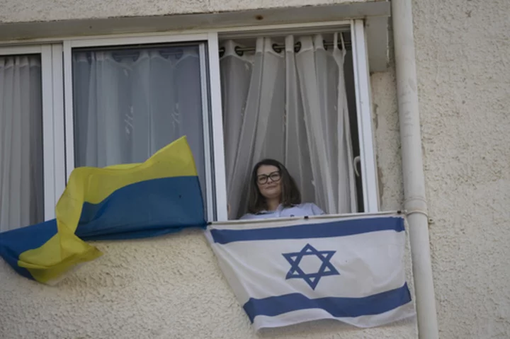 Ukrainians who fled their country for Israel find themselves yet again living with war