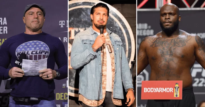 Joe Rogan wonders if Brendan Schaub wants to 'die' as he considers potential clash with Derrick Lewis: 'He must be trolling'