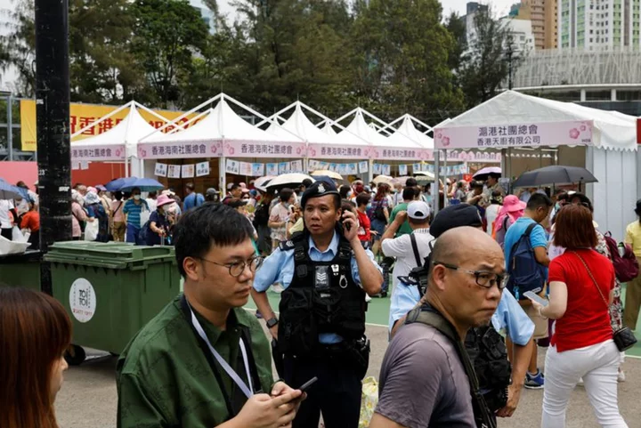 Scores detained in Hong Kong on Tiananmen crackdown anniversary