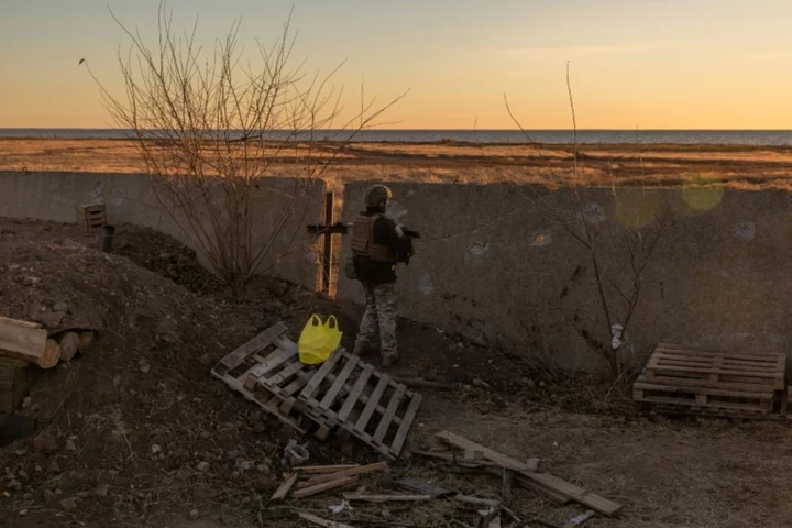 The Dnipro river, a 'rampart' winding through Ukraine war