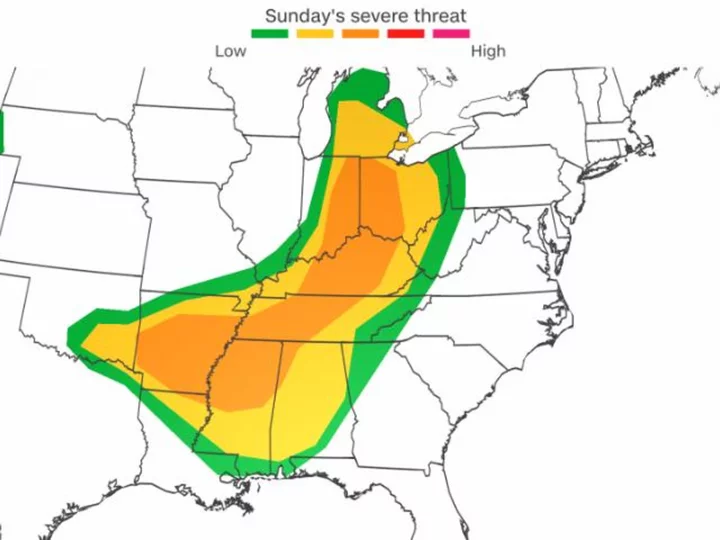 Severe storm threats and oppressive heat hammer millions across south and central US