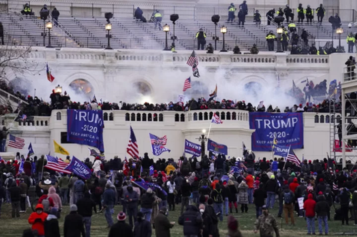 Man who beat officer with flagpole during Capitol riot is sentenced to over 4 years in prison