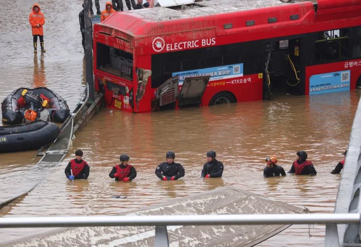 At least 31 killed by heavy rains in South Korea; rescuers hunt for missing people