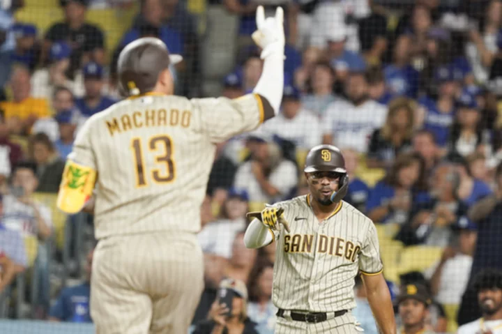 Juan Soto hits a 3-run homer in the ninth, and Padres rally to stun weary Dodgers 11-8