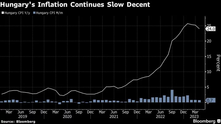 EU’s Fastest Inflation Slows More Than Seen on Hungary Recession