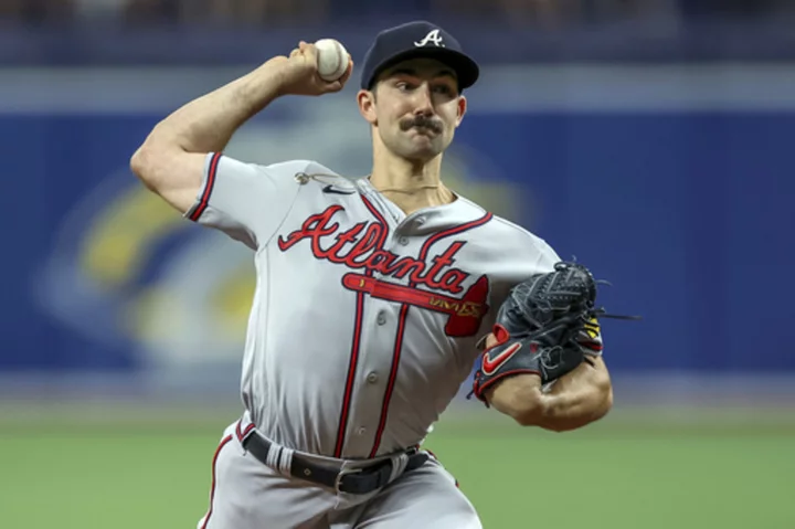 Strider cruises, the majors-best Braves pound the Rays 6-1 in battle of top teams