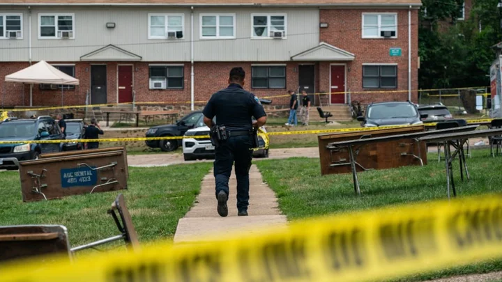 Baltimore shooting: Police hunt for suspects after dozens shot at block party