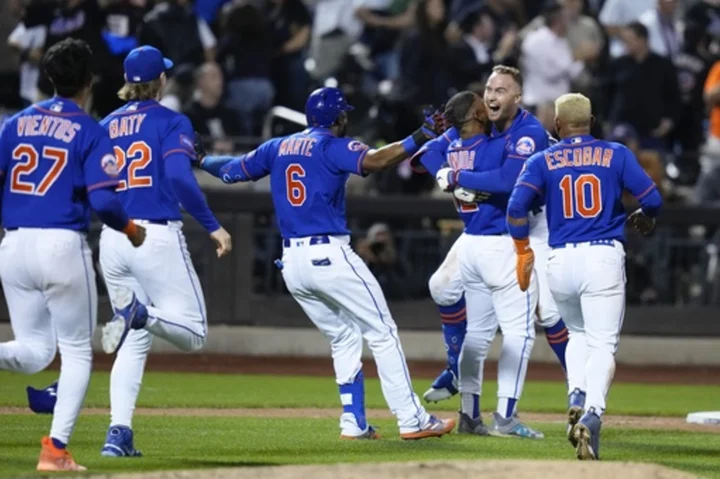 Nimmo gives Mets 4-3, 10-inning win over Yanks on night of mental, physical errors