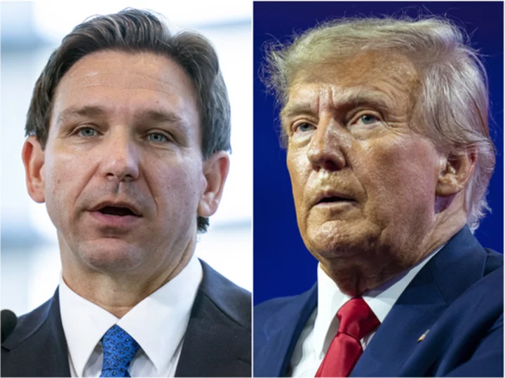 Trump returns to campaign trail in Iowa as GOP rival DeSantis makes case to New Hampshire voters