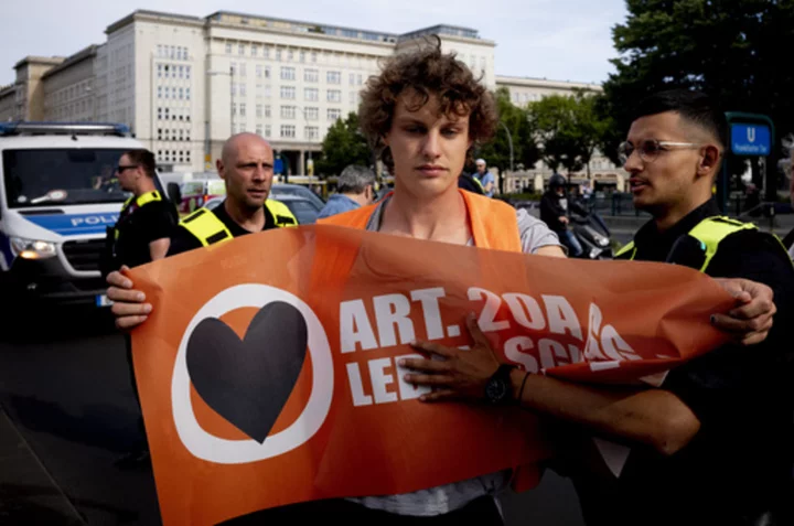 Berlin police record jump in angry motorists attacking road-blocking climate activists