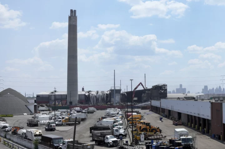 Smokestack implosion at defunct Detroit trash incinerator ends decades of stink