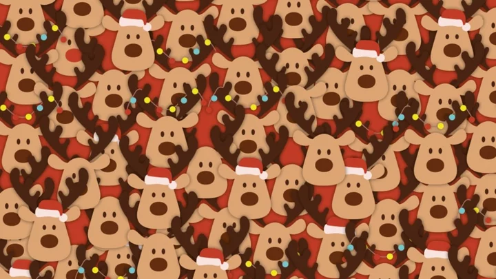 Spot Rudolph Among All of the Other Reindeer in This Holiday Brainteaser