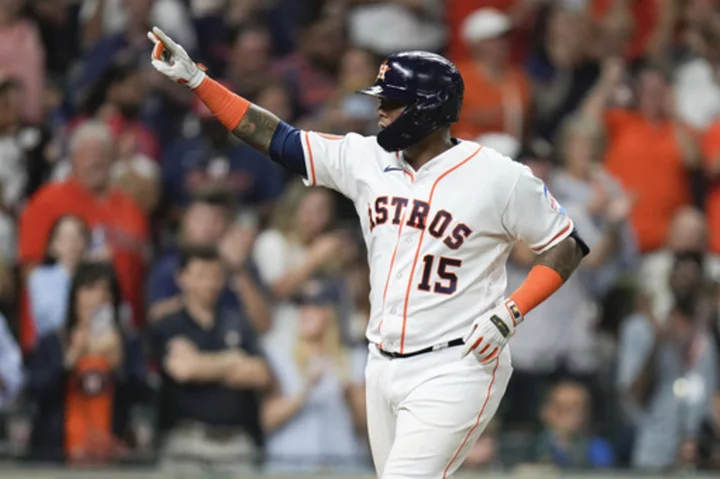 Kyle Tucker and Martín Maldonado power Astros past AL West-leading Rangers 4-3