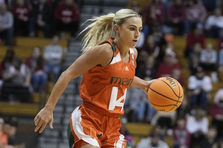 Haley Cavinder enters transfer portal, AP source says. She played at Miami last season