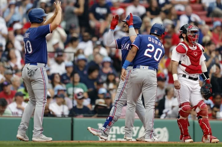 Garver's 3-run HR, Dunning's solid start carry AL West-leading Rangers over Red Sox, 6-2