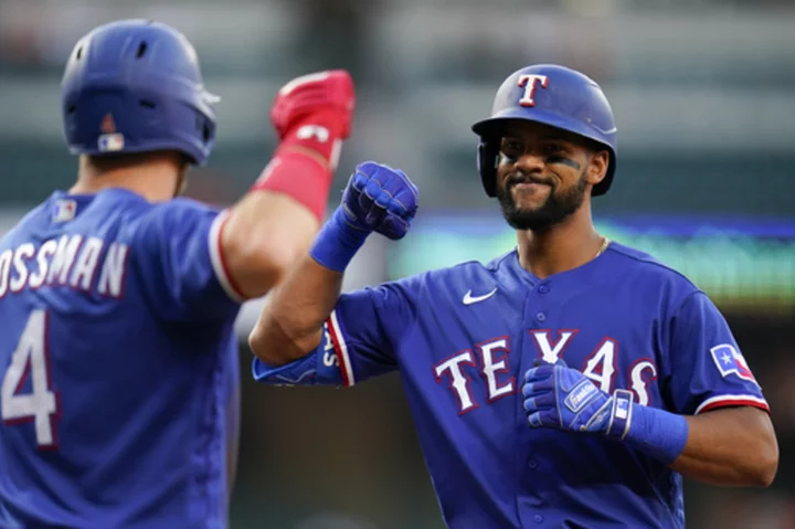 Corey Seagar hits grand slam in 8-run 4th, Rangers beat Orioles 12-2