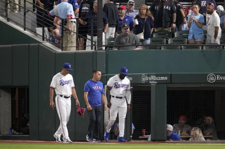 Slumping Rangers put AL RBI leader Adolis García on 10-day IL with patellar tendon strain