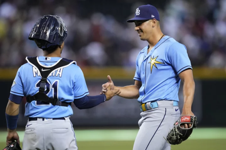 Rays beat Diamondbacks 6-1 to win 2 of 3 in series between 1998 expansion teams