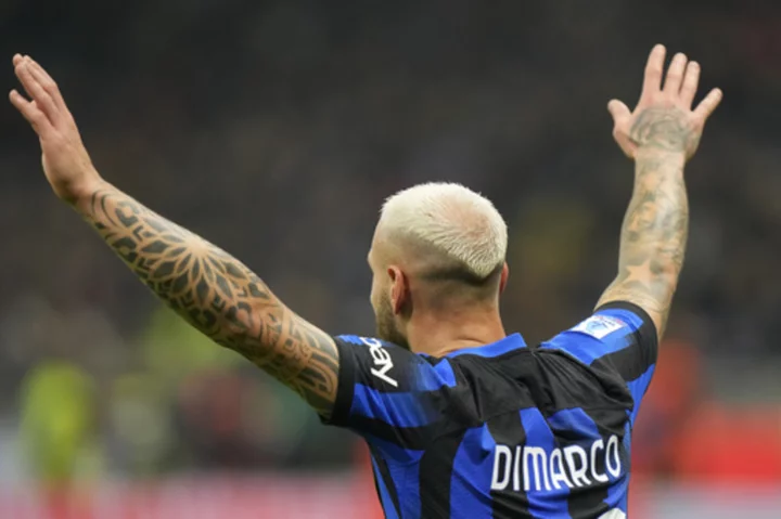 Dimarco scores long-range wonder goal for Inter and breathes a sigh of relief