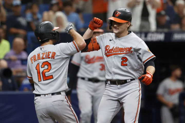 Gunnar Henderson homers as Baltimore Orioles edge Tampa Bay Rays 5-3