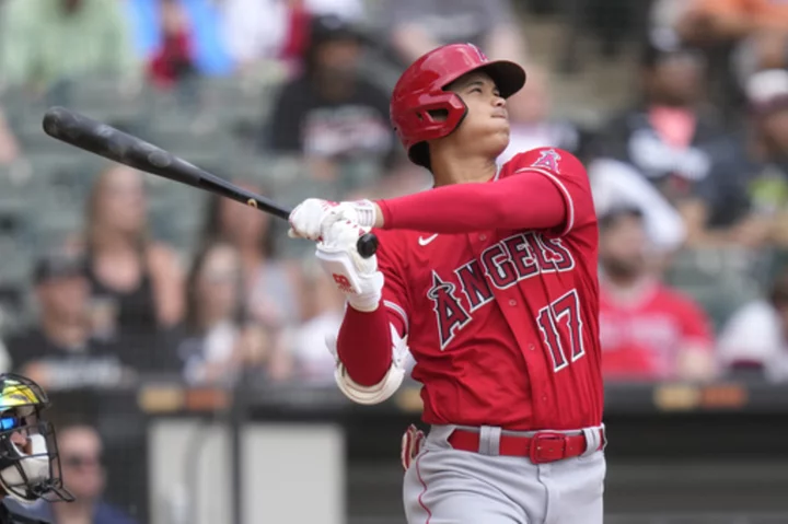 Ohtani hits his longest homer, 459 feet, Angels beat White Sox 12-5