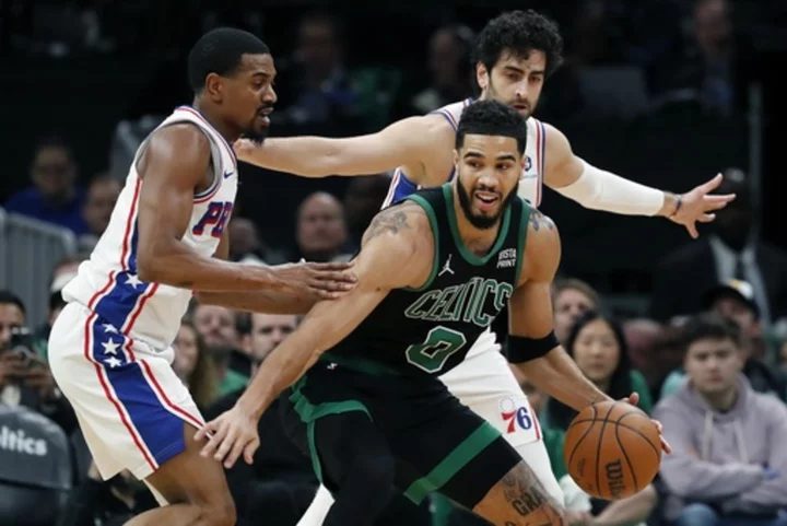 With Jayson Tatum ejected late in 3rd quarter, Celtics beat 76ers 125-119