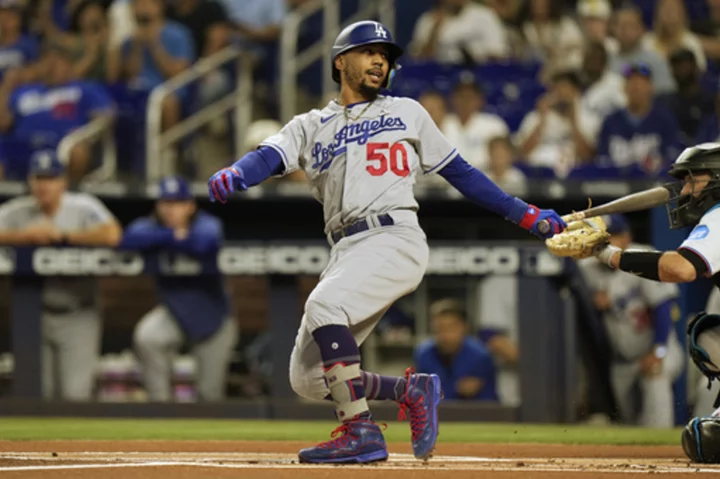 Dodgers All-Star Mookie Betts unlikely to play this weekend after fouling ball off foot