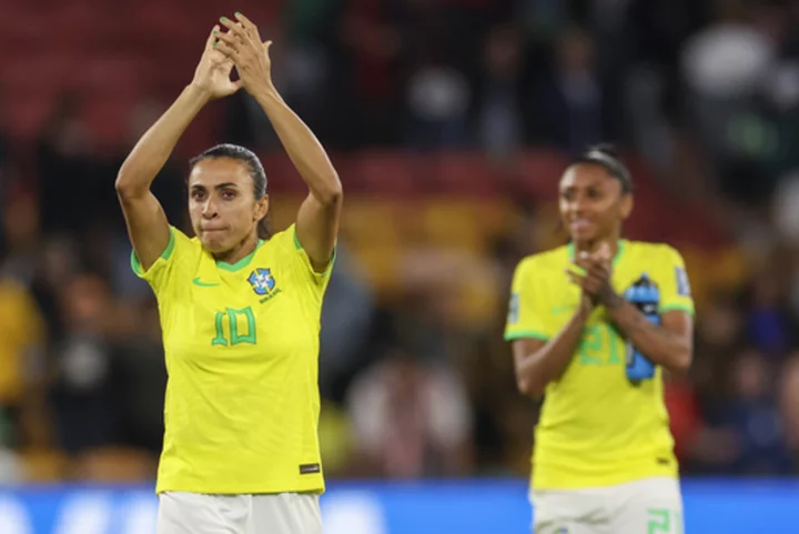 Marta heads into Brazil's final group game of Women's World Cup tearfully reflecting on her legacy