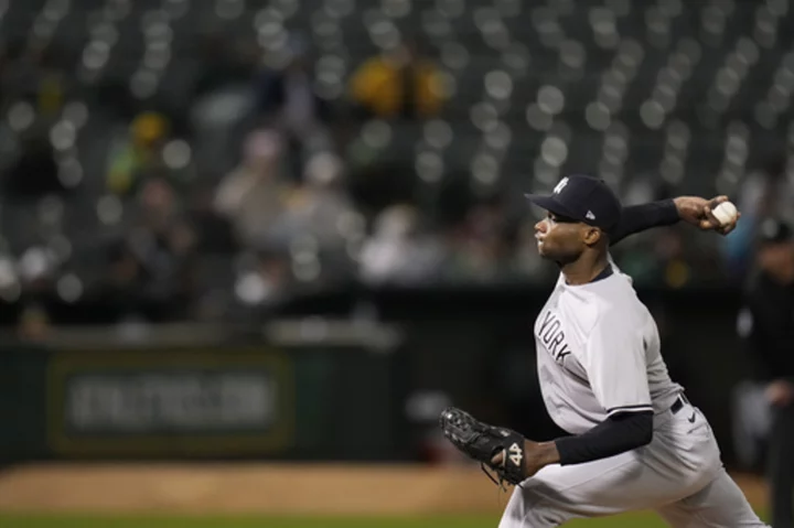 Yankees' Domingo Germán perfect through 8 innings against Athletics