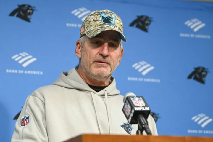 Panthers fire Frank Reich in his first season with team off to NFL-worst 1-10 record